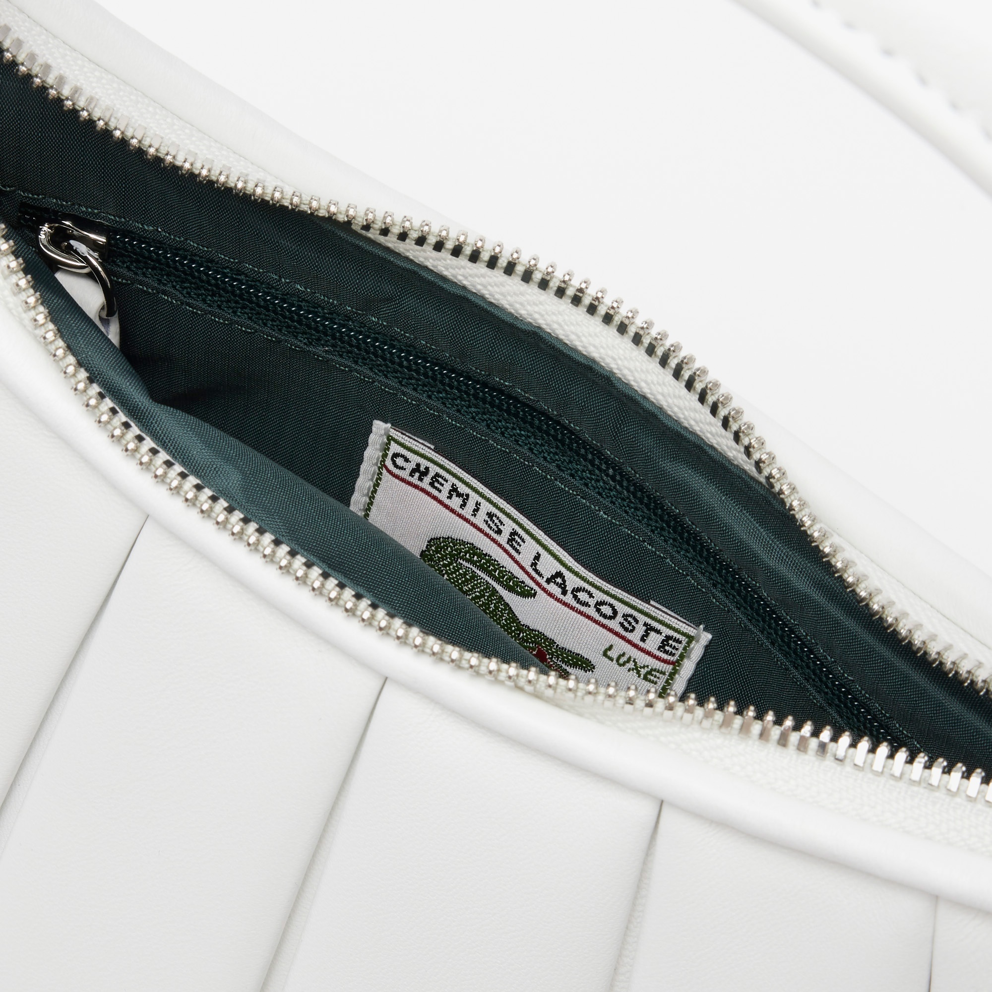 Lacoste Small Lenglen Kadın Deri Beyaz Omuz Çantası