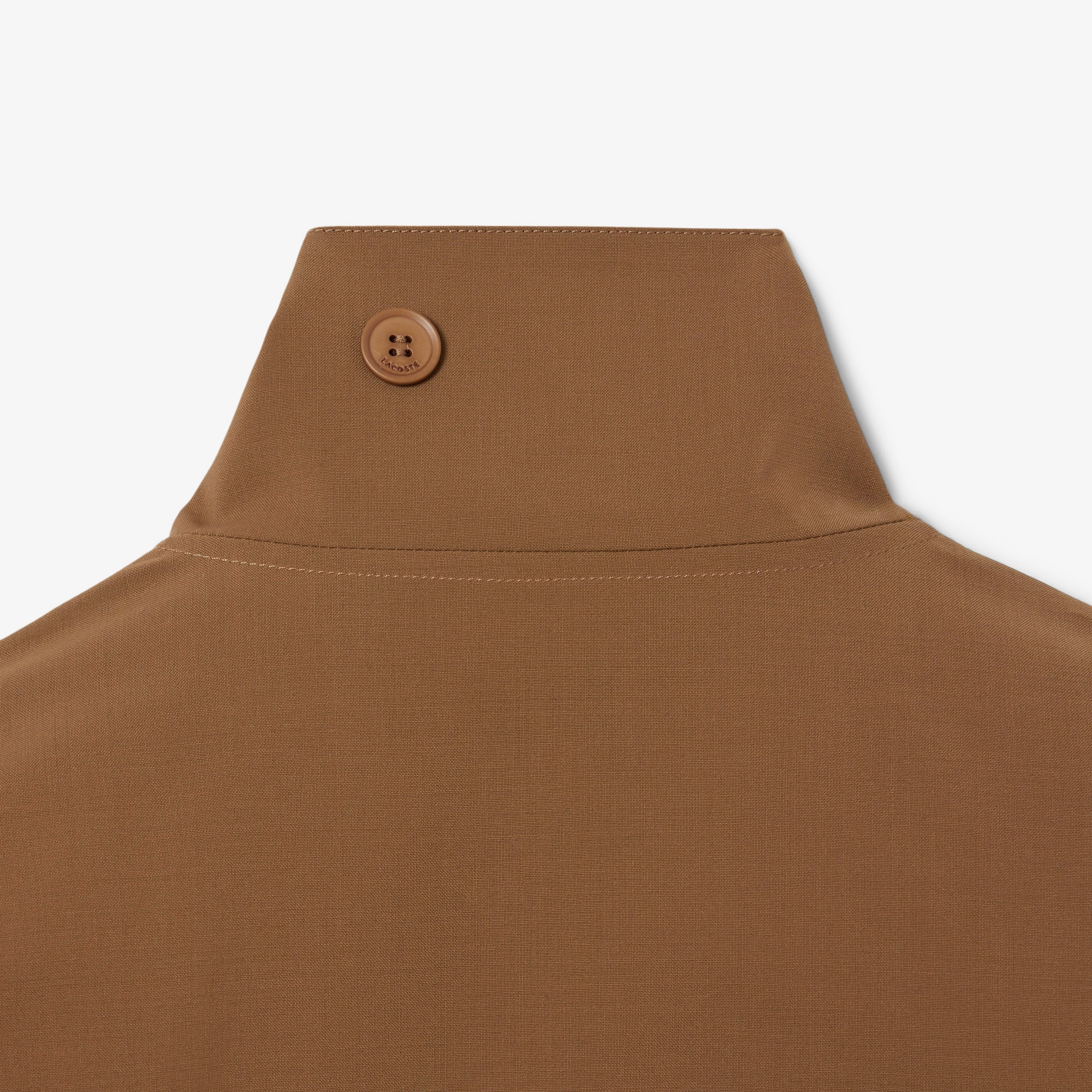 Lacoste Runway Erkek Regular Fit Dik Yaka Kahverengi Ceket