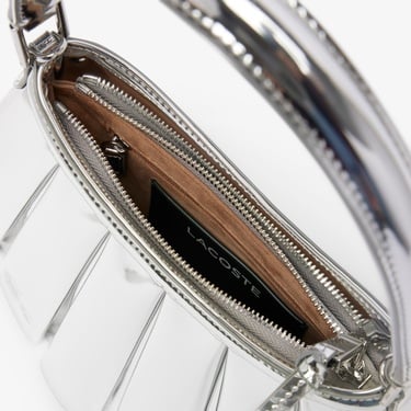  Lacoste Runway Small Lenglen Kadın Gri Omuz Çantası