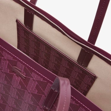  Lacoste Zely Kadın Monogram Bordo Omuz Çantası