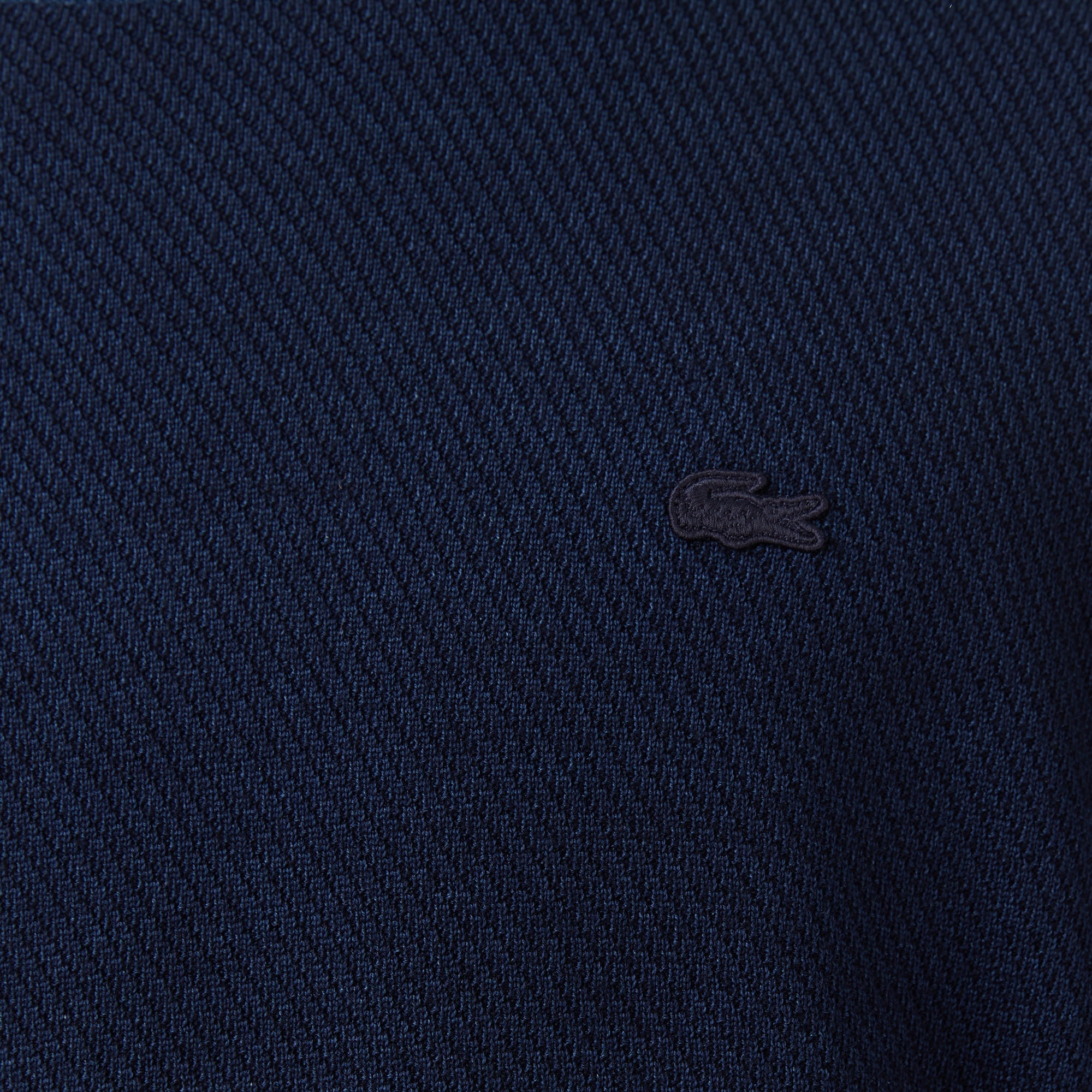 Erkek Classic Fit Bisiklet Yaka Yün Lacivert Kazak