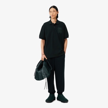  Lacoste Runway Unisex Loose Fit Koyu Yeşil Polo