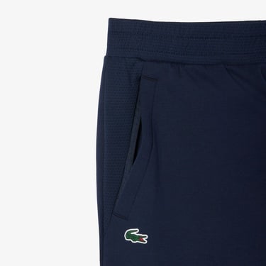  Lacoste Tennis x Novak Djokovic Erkek Regular Fit Fermuarlı Baskılı Lacivert Eşofman Takımı