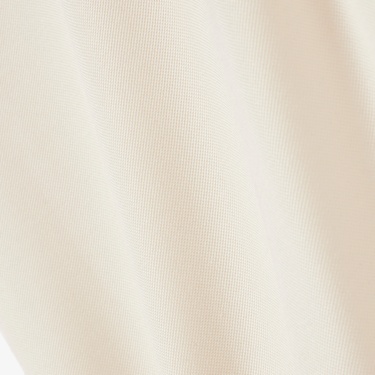  Lacoste Runway Kadın Bisiklet Yaka Baskılı İpek Beyaz T-Shirt