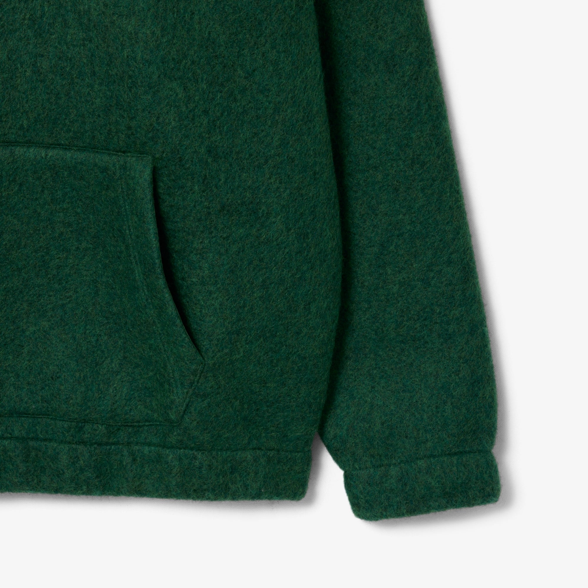 Lacoste Erkek Loose Fit Yarım Fermuarlı Yeşil Sweatshirt