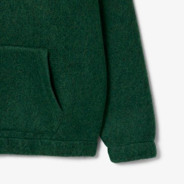  Lacoste Erkek Loose Fit Yarım Fermuarlı Yeşil Sweatshirt