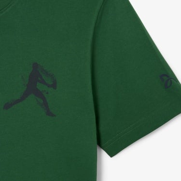  Lacoste Sport X Novak Djokovic Erkek Regular Fit Bisiklet Yaka Yeşil T-Shirt
