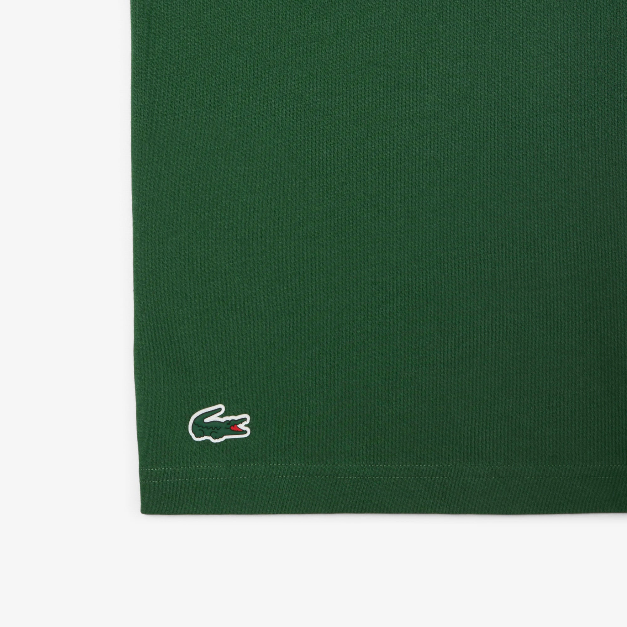 Lacoste Sport X Novak Djokovic Erkek Regular Fit Bisiklet Yaka Yeşil T-Shirt