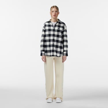  Lacoste Kadın Straight Fit Krem Eşofman Altı