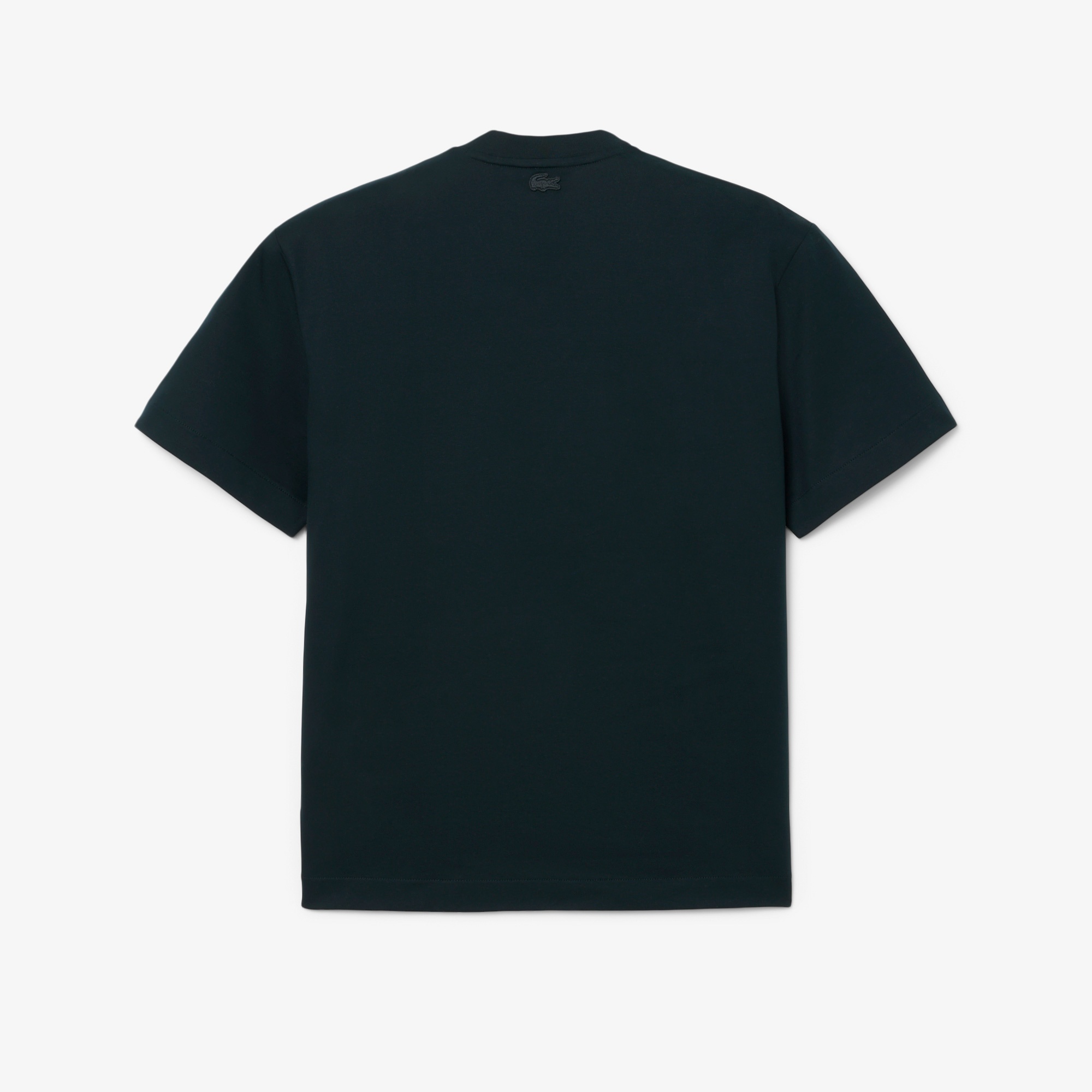 Lacoste Runway Erkek Relaxed Fit Bisiklet Yaka Baskılı Yeşil T-Shirt