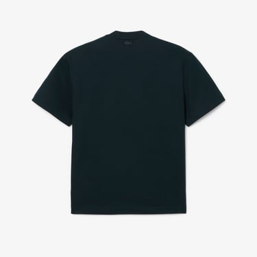  Lacoste Runway Erkek Relaxed Fit Bisiklet Yaka Baskılı Yeşil T-Shirt