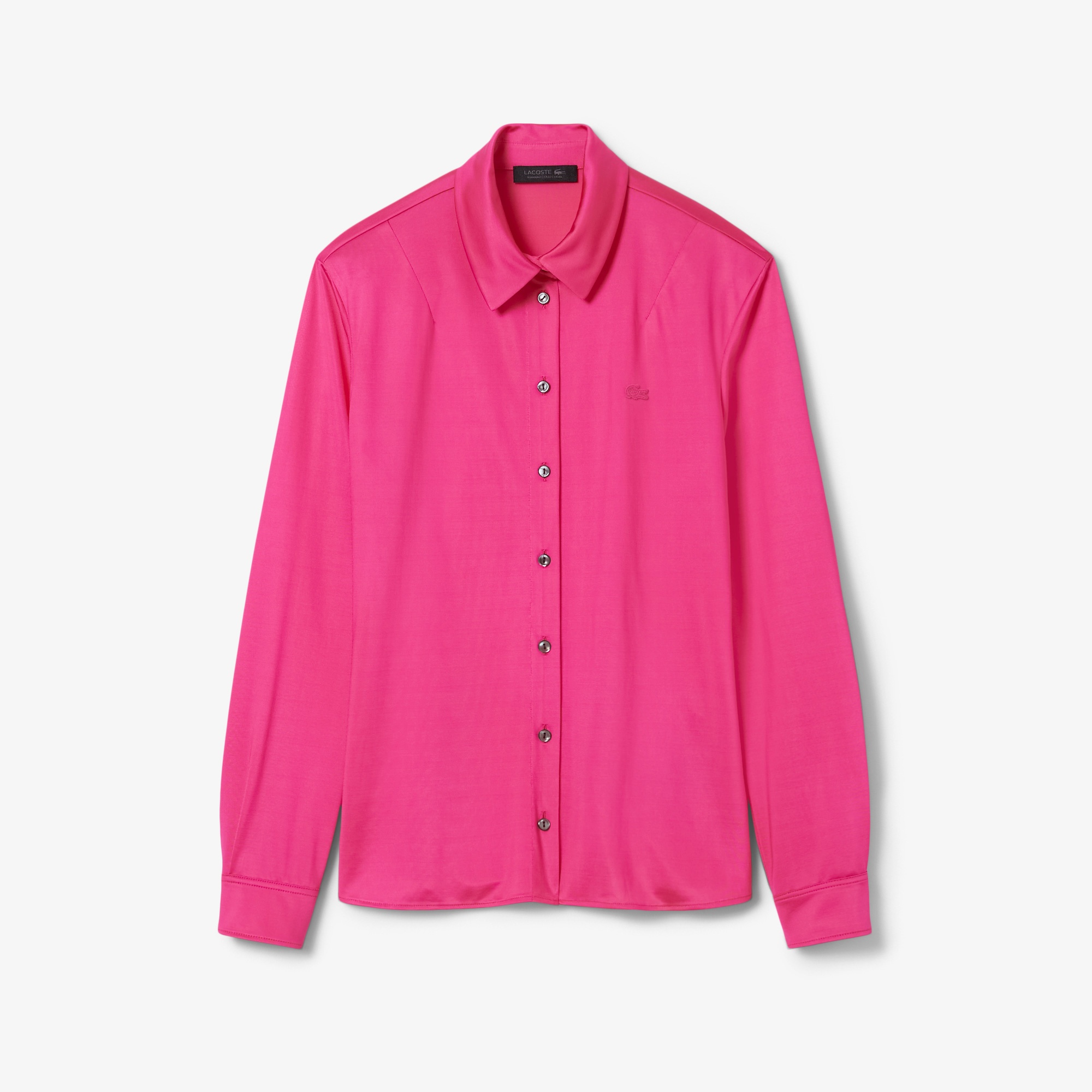 Lacoste Runway Kadın Slim Fit Pembe Gömlek