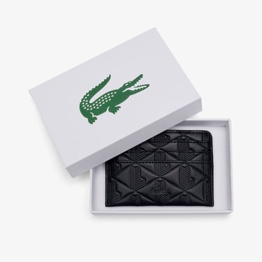  Lacoste Maheki Kadın Monogram Siyah Kartlık