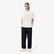 Lacoste Runway Unisex Relaxed Fit Bisiklet Yaka Baskılı Beyaz T-Shirt