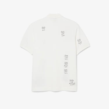  Lacoste Runway Erkek Loose Fit Baskılı Polo