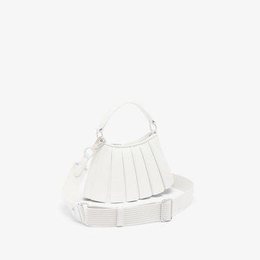 Lacoste Runway Mini Lenglen Kadın Beyaz Omuz Çantası