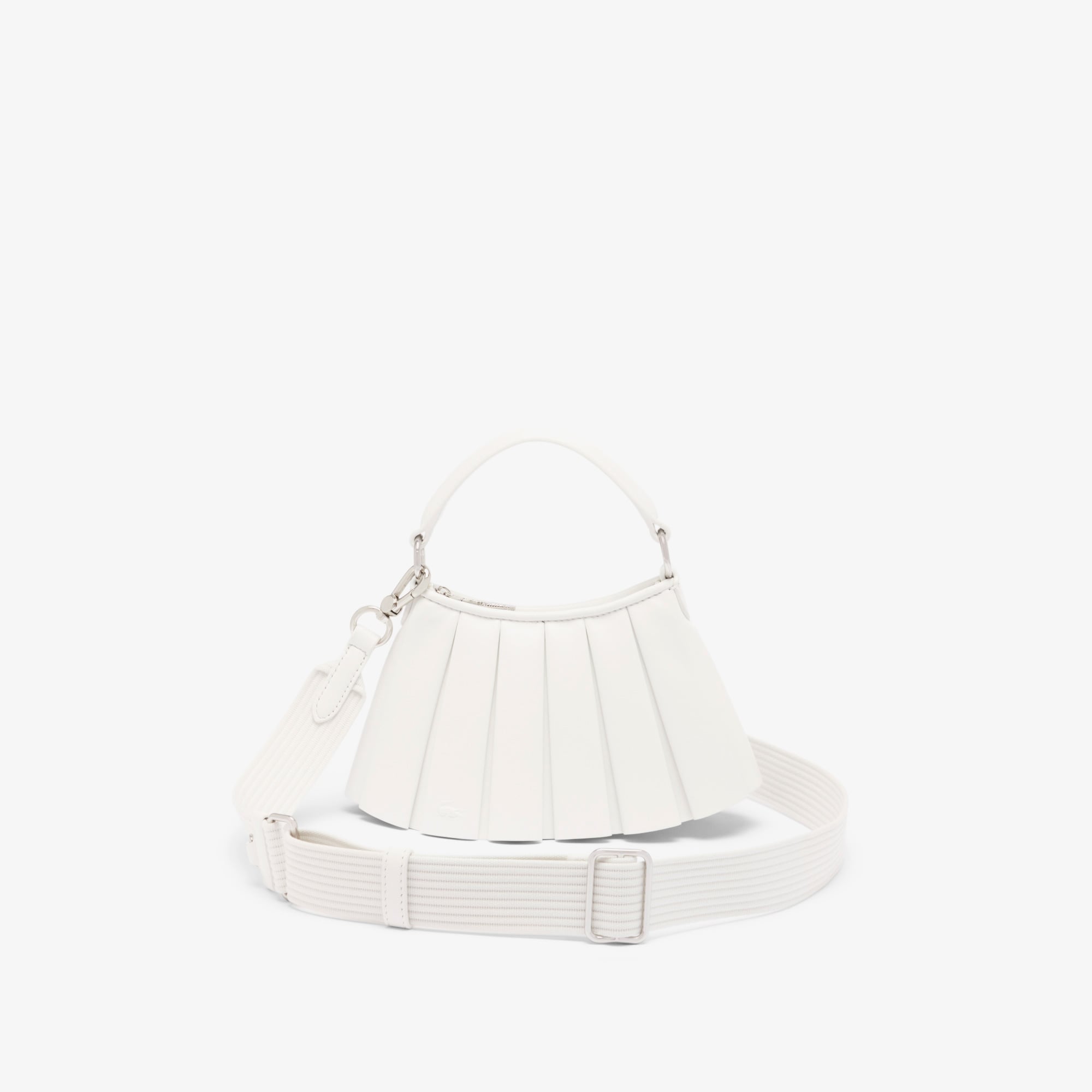  Lacoste Runway Mini Lenglen Kadın Beyaz Omuz Çantası