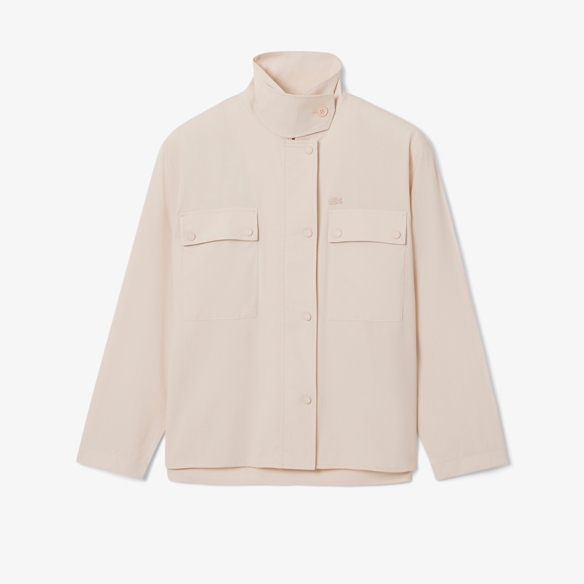 Lacoste Runway Kadın Dik Yaka Kahverengi Ceket