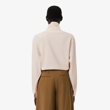  Lacoste Runway Kadın Dik Yaka Kahverengi Ceket