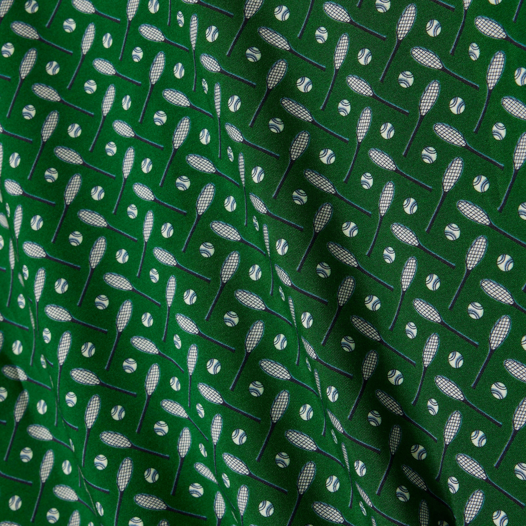 Lacoste Runway Erkek Regular Fit Dik Yaka Desenli Yeşil Ceket