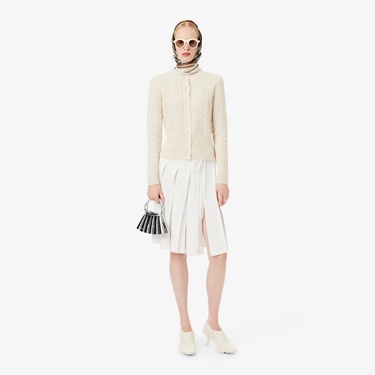  Lacoste Runway Mini Lenglen Kadın Gri Omuz Çantası