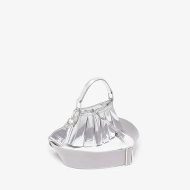  Lacoste Runway Mini Lenglen Kadın Gri Omuz Çantası