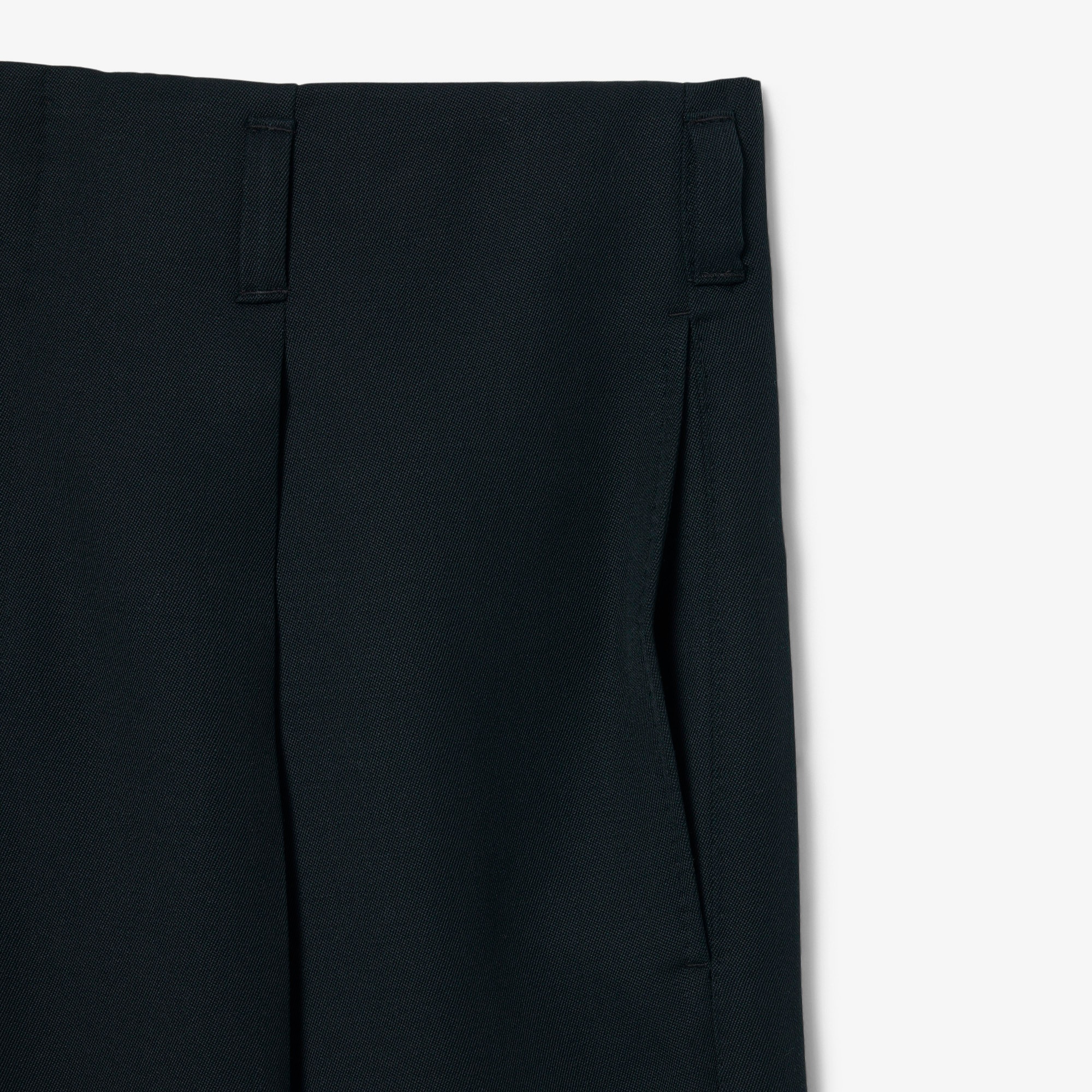 Lacoste Runway Erkek Relaxed Fit Yün Koyu Yeşil Pantolon