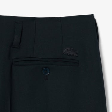  Lacoste Runway Erkek Relaxed Fit Yün Koyu Yeşil Pantolon