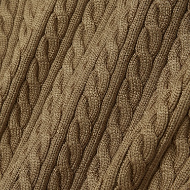  Lacoste Runway Erkek Slim Fit Kısa Kollu Bisiklet Yaka Kahverengi Triko