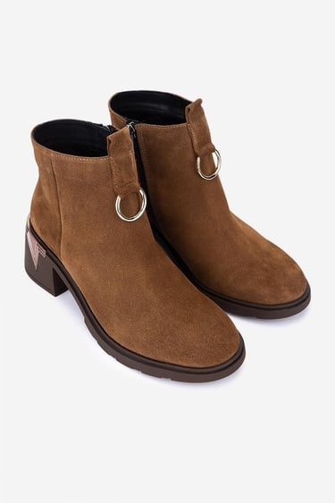  Valmenti Kadın Hakiki Deri Vizon Topuklu Bot