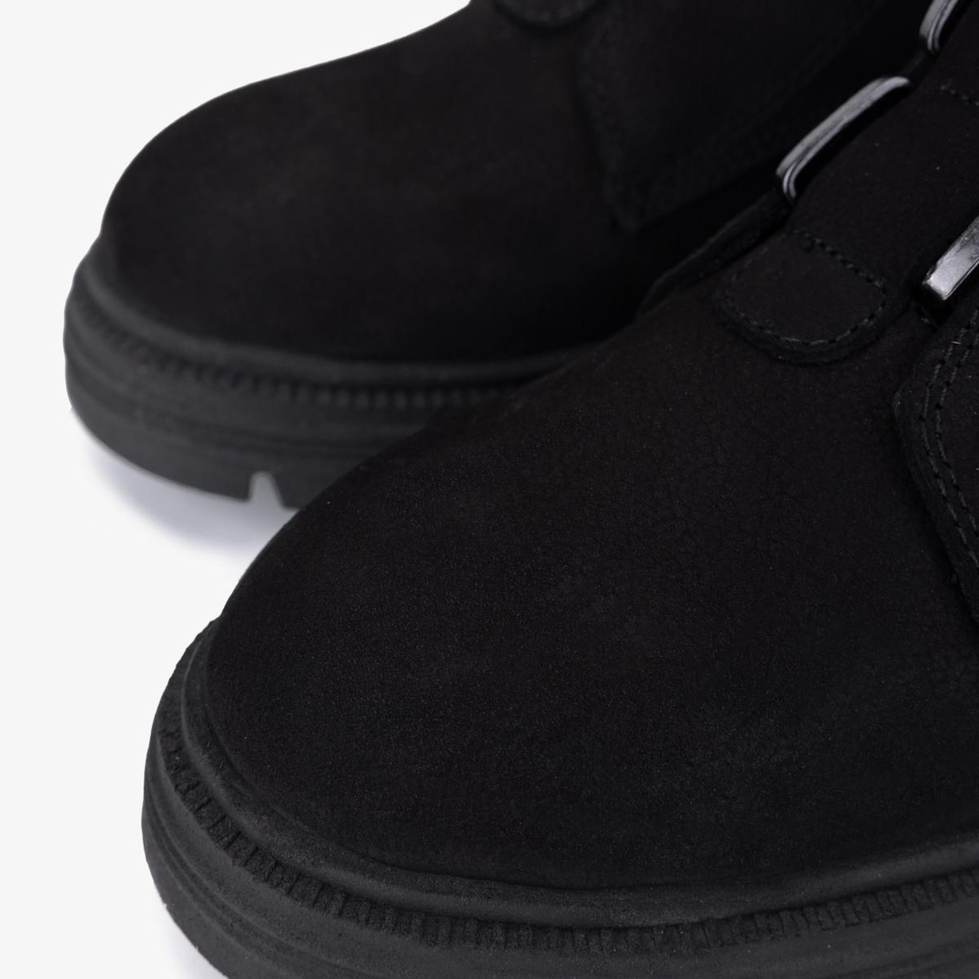 Valmenti Kadın Hakiki Deri Siyah Nubuk Casual Bot