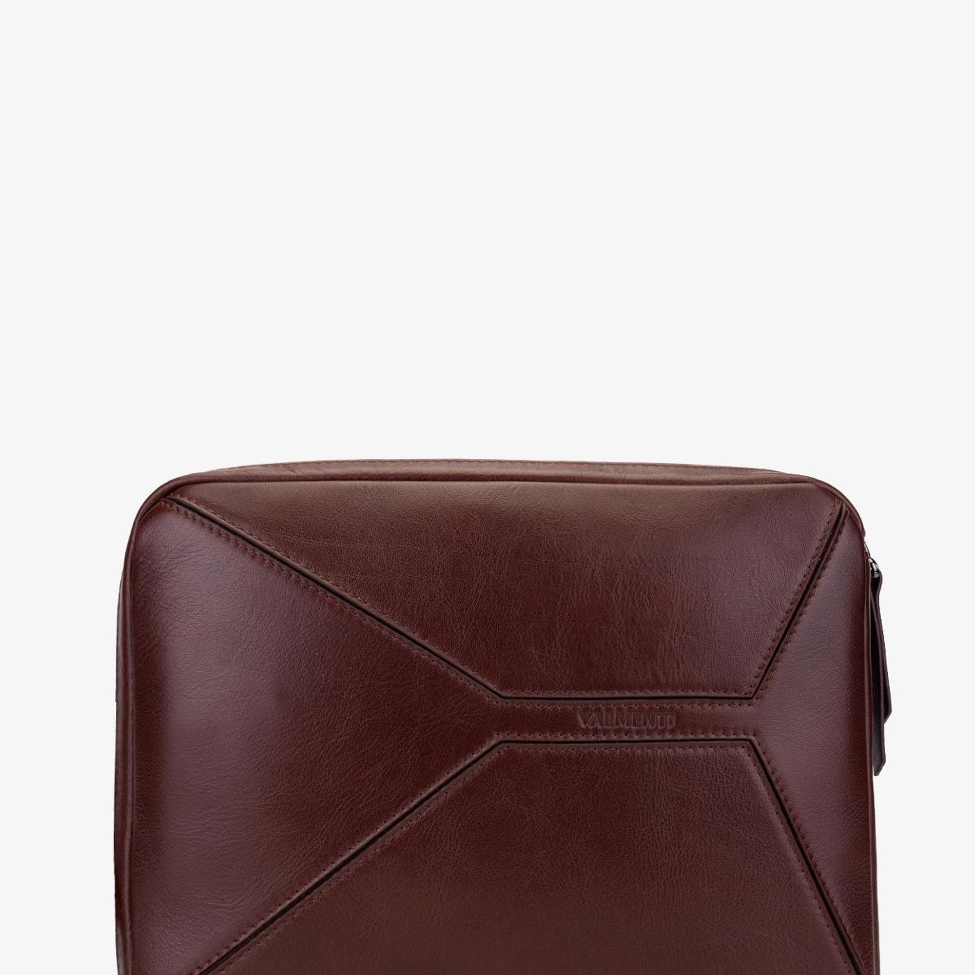 Valmenti Erkek Hakiki Deri Kahverengi El Çantası