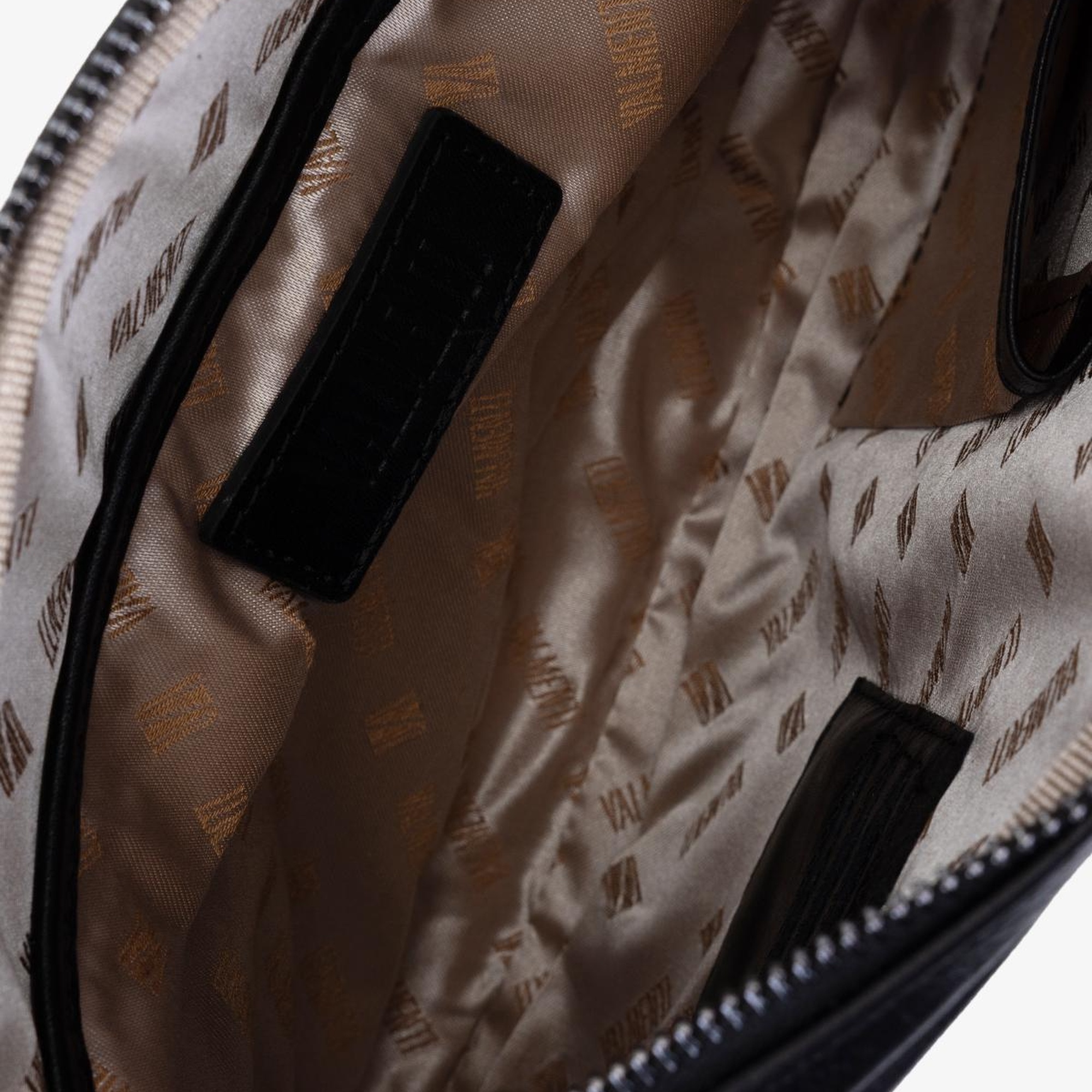 Valmenti Erkek Hakiki Deri Siyah El Çantası