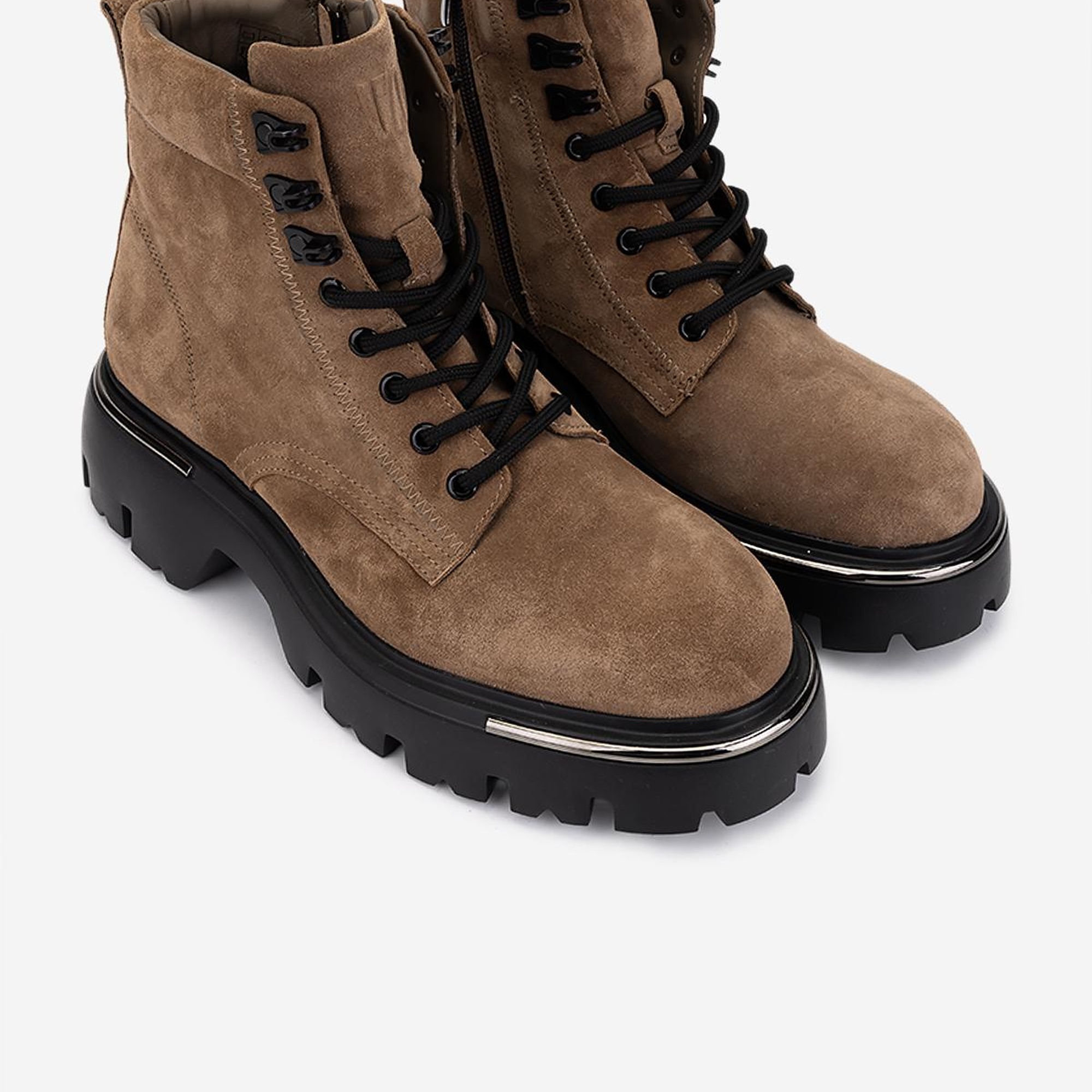 Valmenti Erkek Hakiki Deri Kahverengi Casual Bot