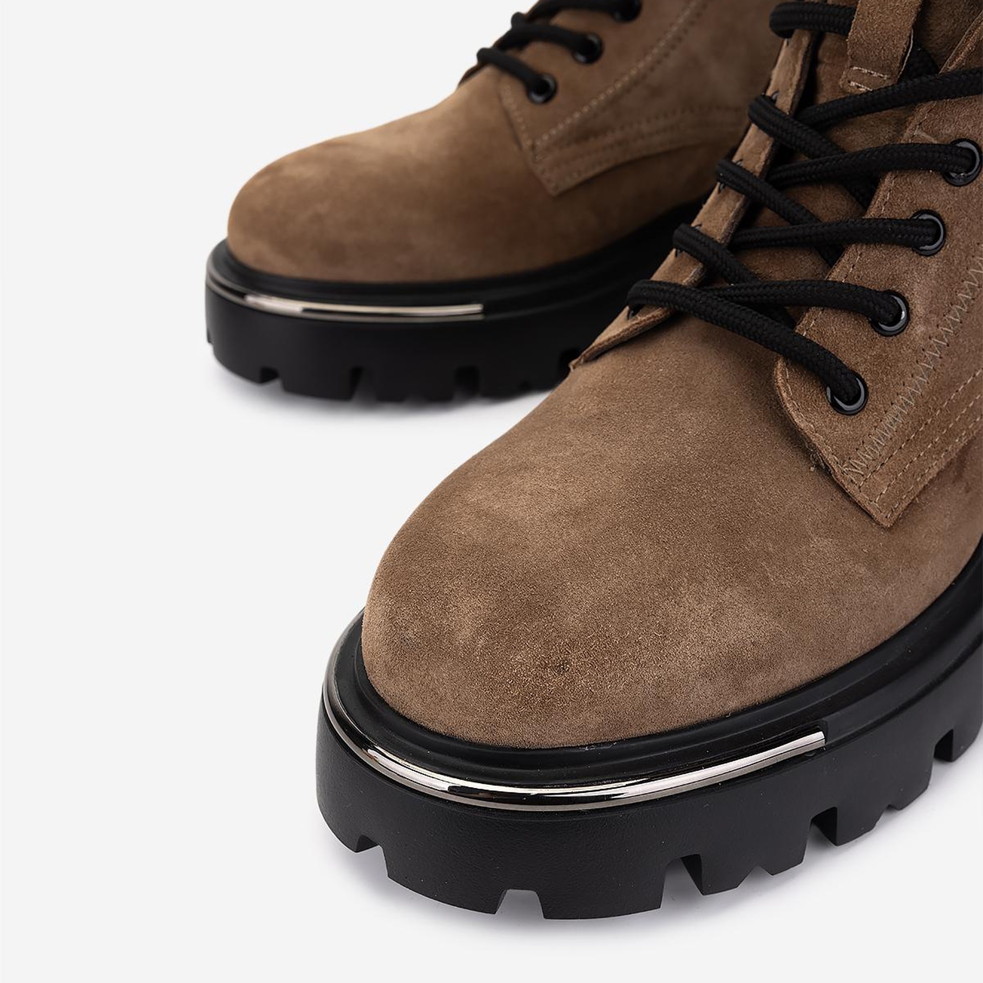 Valmenti Erkek Hakiki Deri Kahverengi Casual Bot