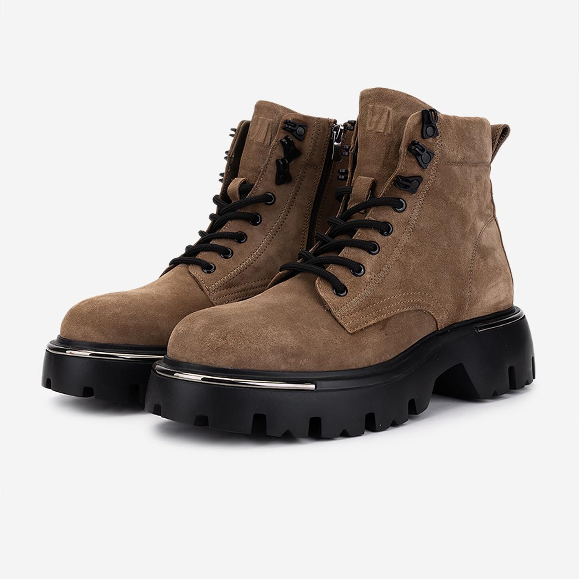 Valmenti Erkek Hakiki Deri Kahverengi Casual Bot