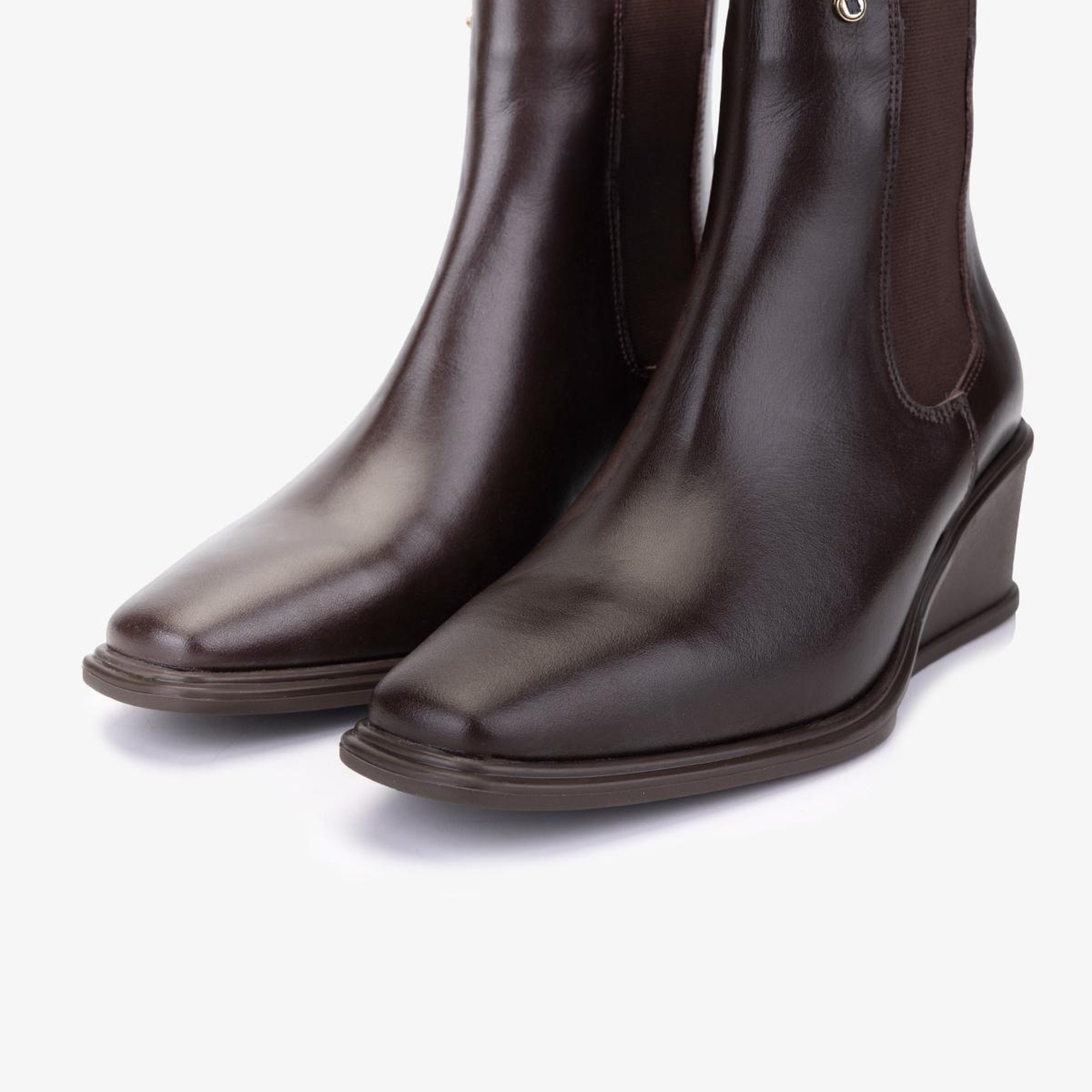 Valmenti Kadın Hakiki Deri Kahverengi Topuklu Bot