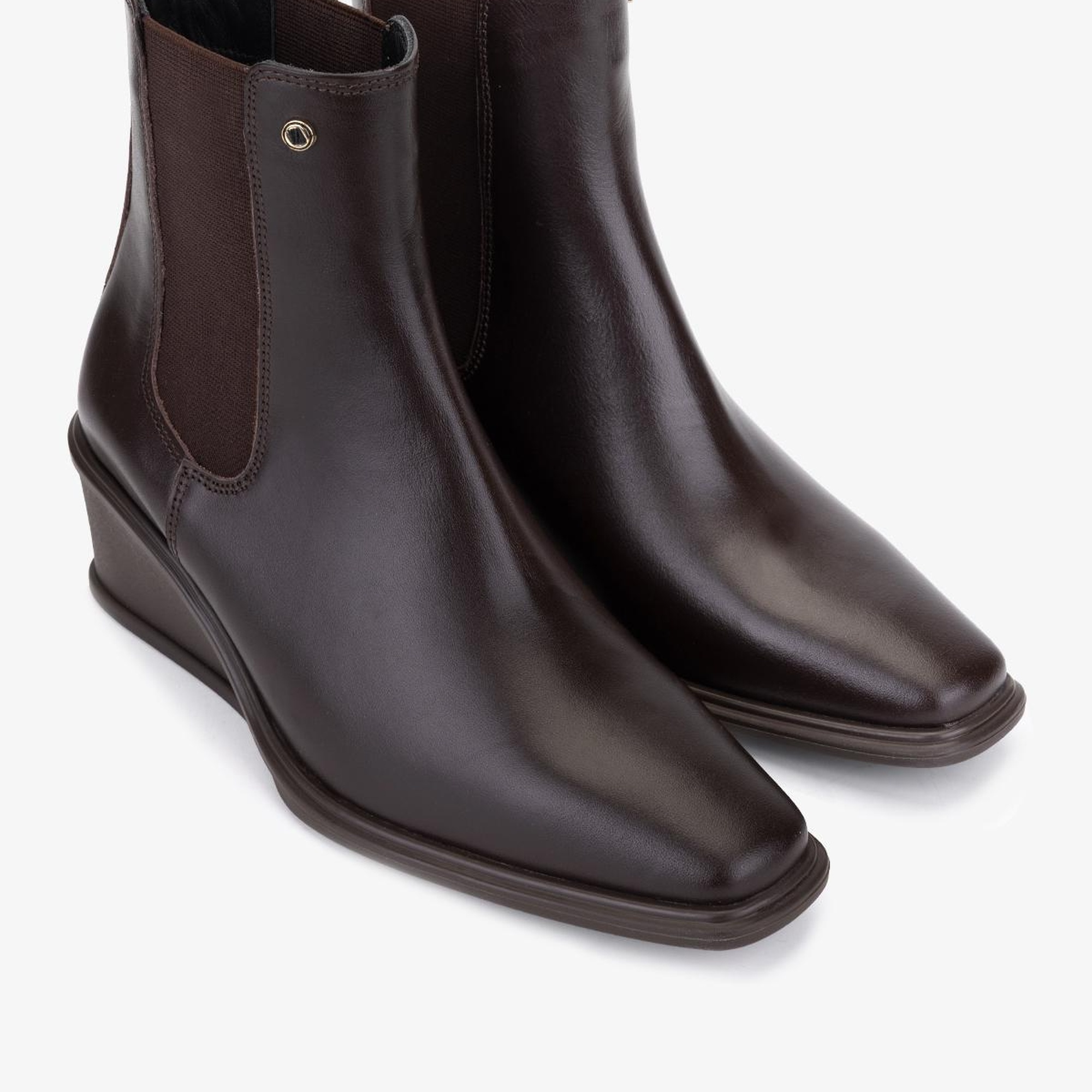 Valmenti Kadın Hakiki Deri Kahverengi Topuklu Bot