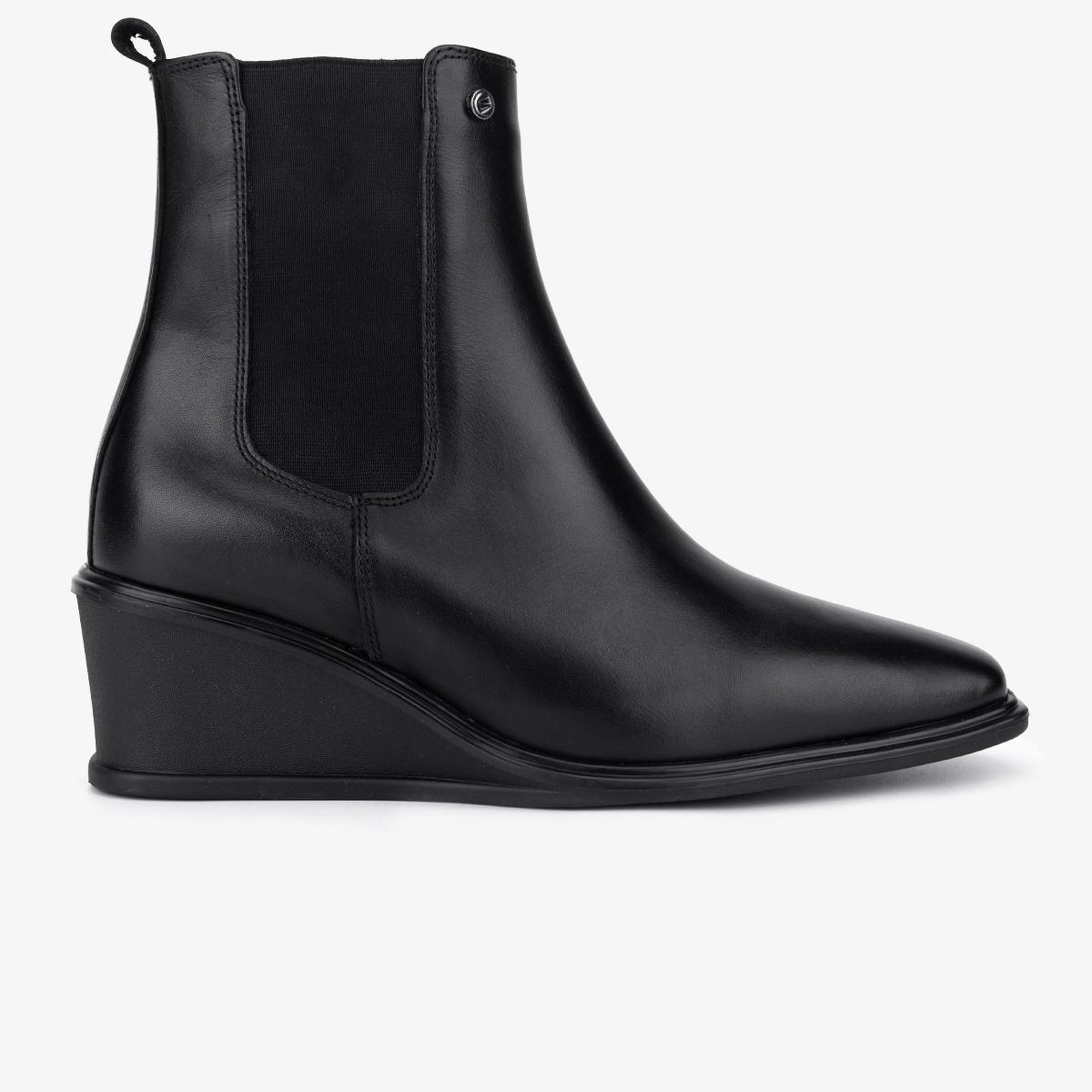 Valmenti Kadın Hakiki Deri Siyah Topuklu Bot