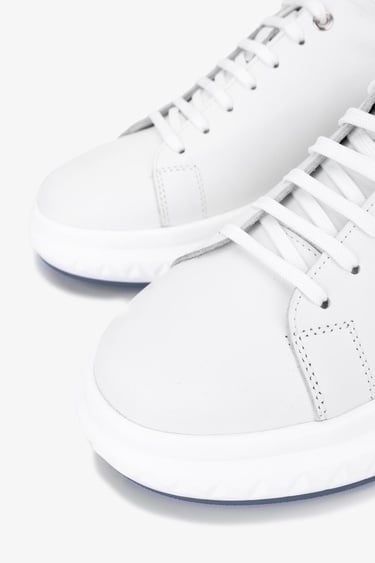  Valmenti Erkek Hakiki Deri Beyaz Sneakers & Spor Ayakkabı