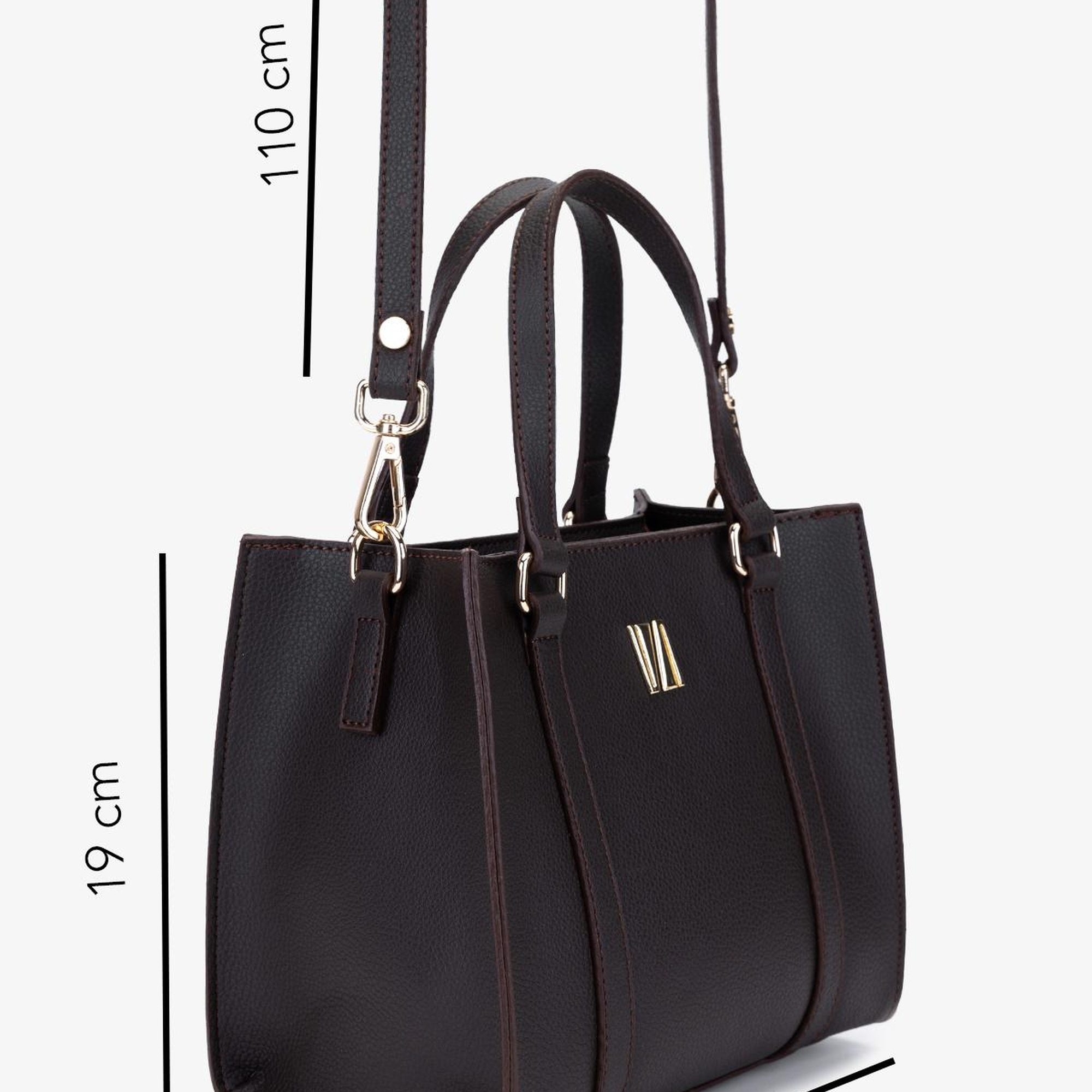 Valmenti Kadın Suni Deri Kahverengi Postacı Çanta