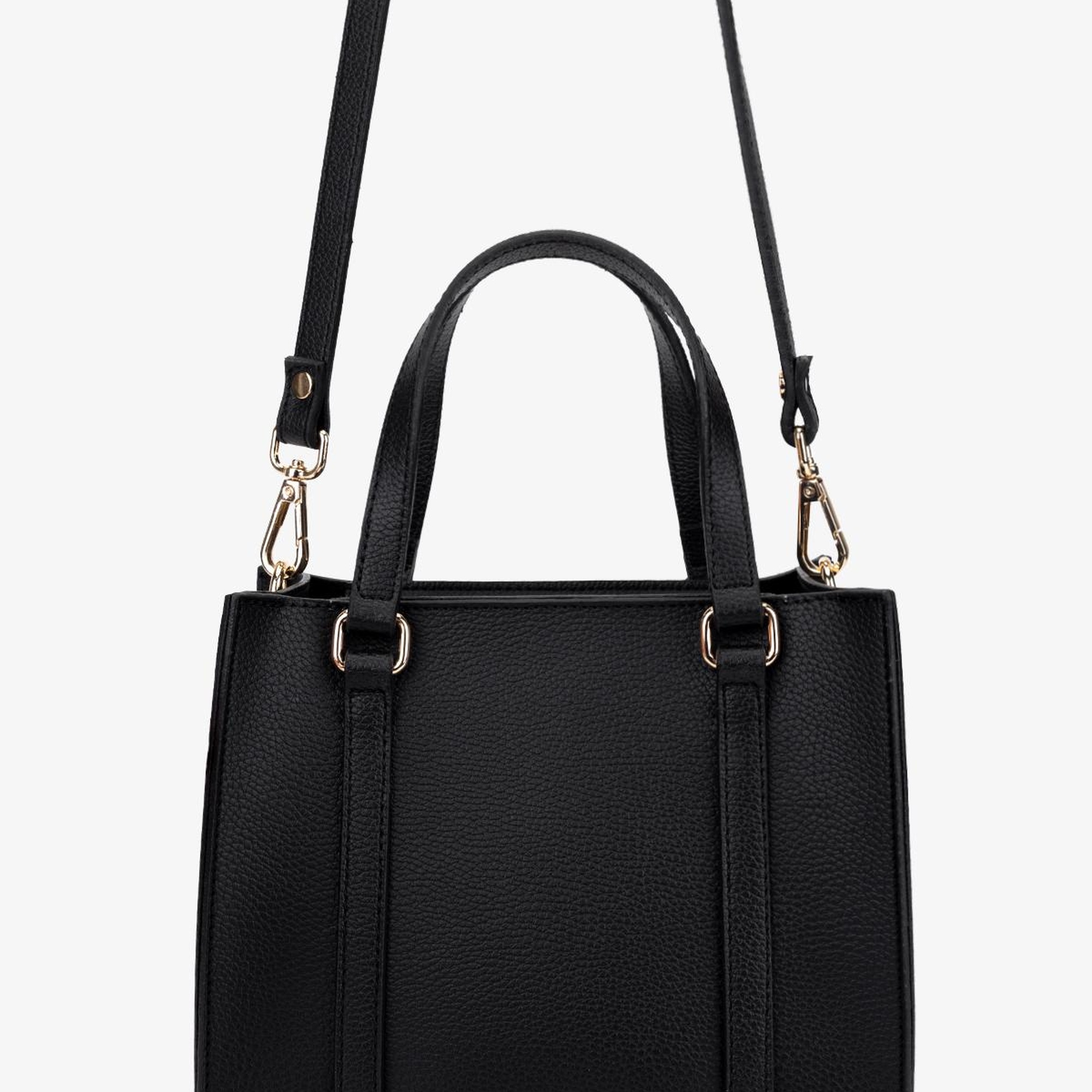 Valmenti Kadın Suni Deri Siyah Floter Postacı Çanta