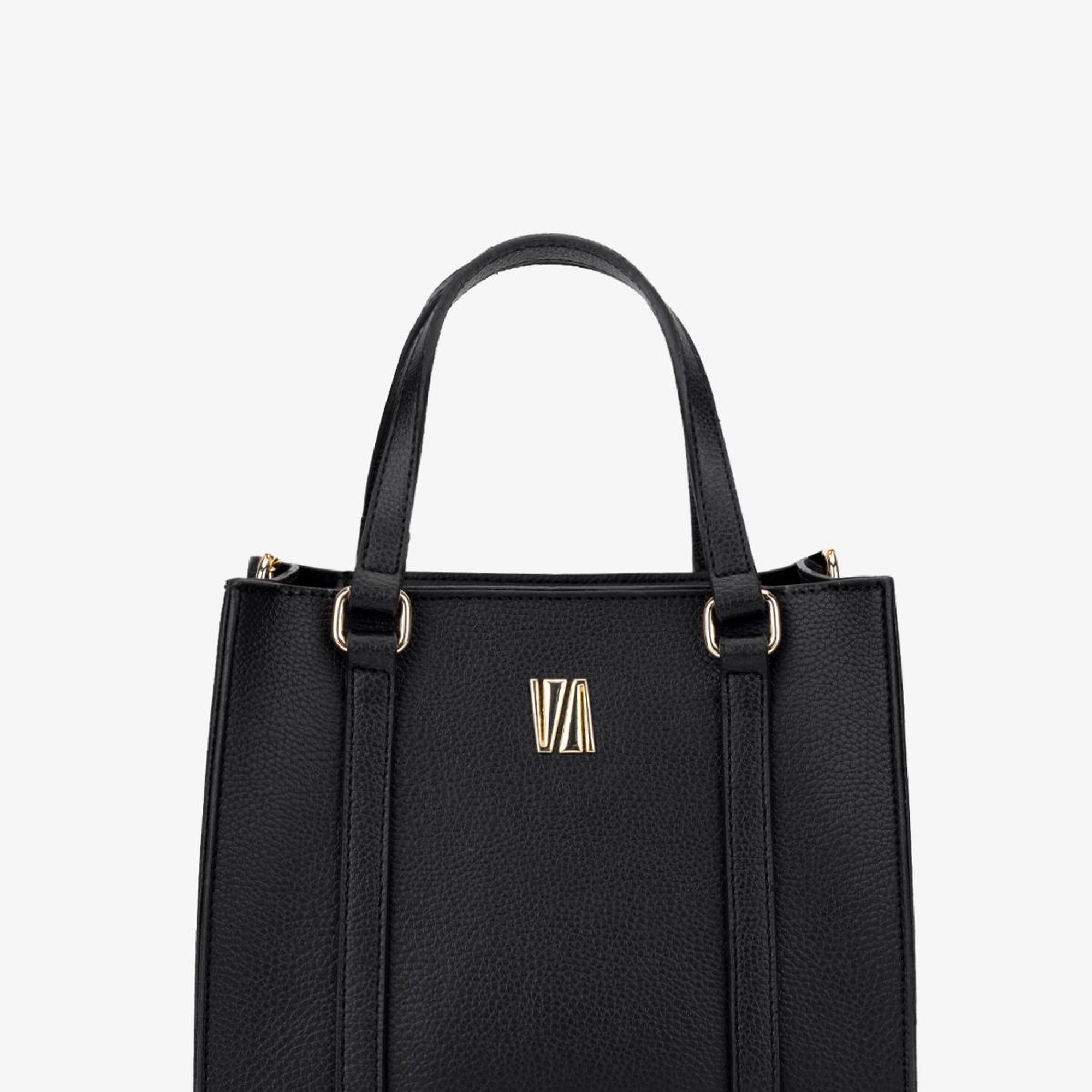 Valmenti Kadın Suni Deri Siyah Floter Postacı Çanta