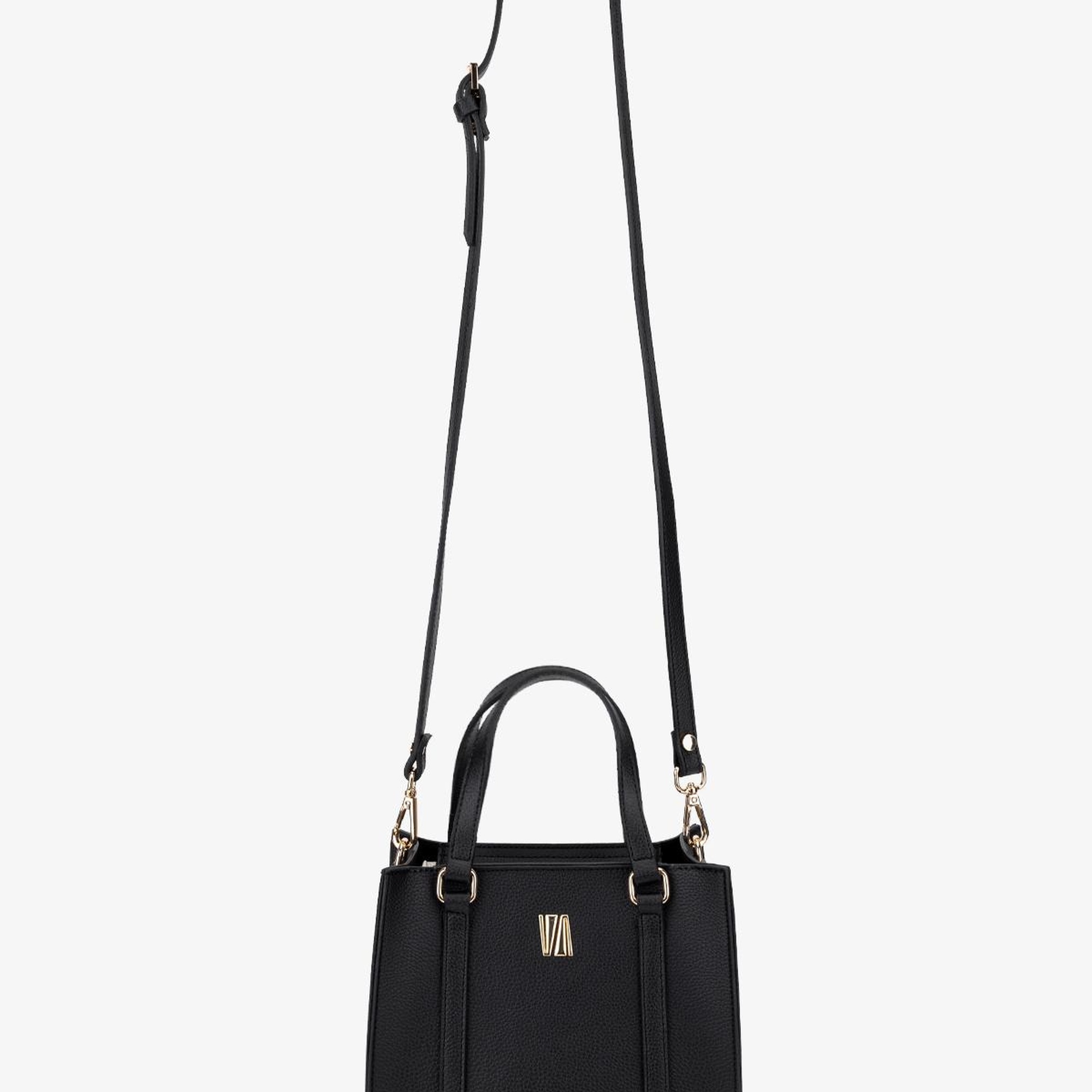 Valmenti Kadın Suni Deri Siyah Floter Postacı Çanta