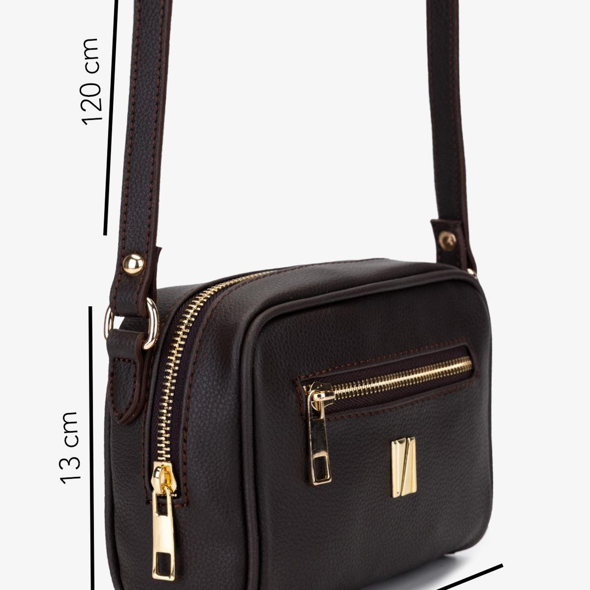 Valmenti Kadın Suni Deri Kahverengi Postacı Çanta