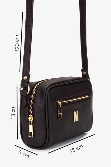  Valmenti Kadın Suni Deri Kahverengi Postacı Çanta