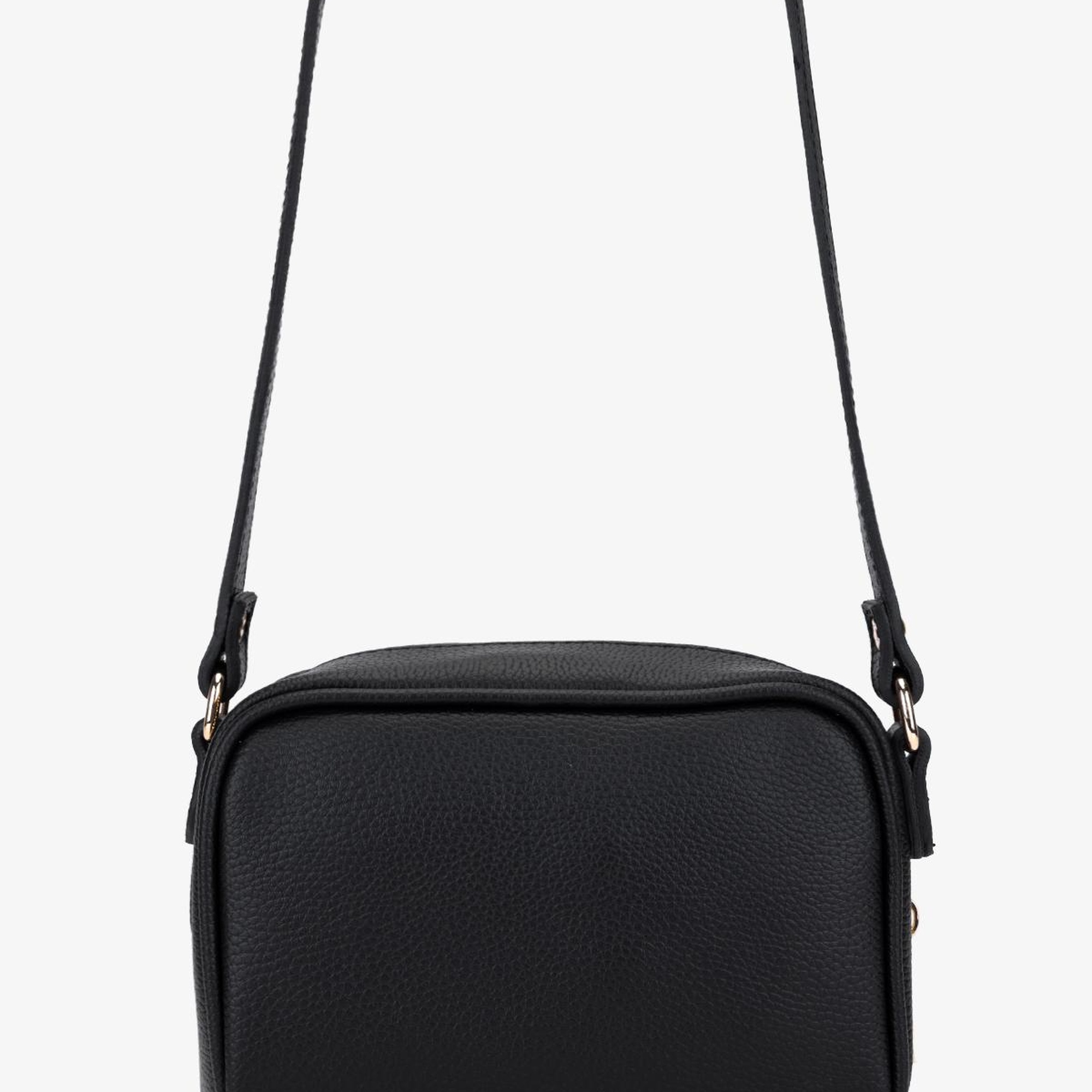 Valmenti Kadın Suni Deri Siyah Floter Postacı Çanta