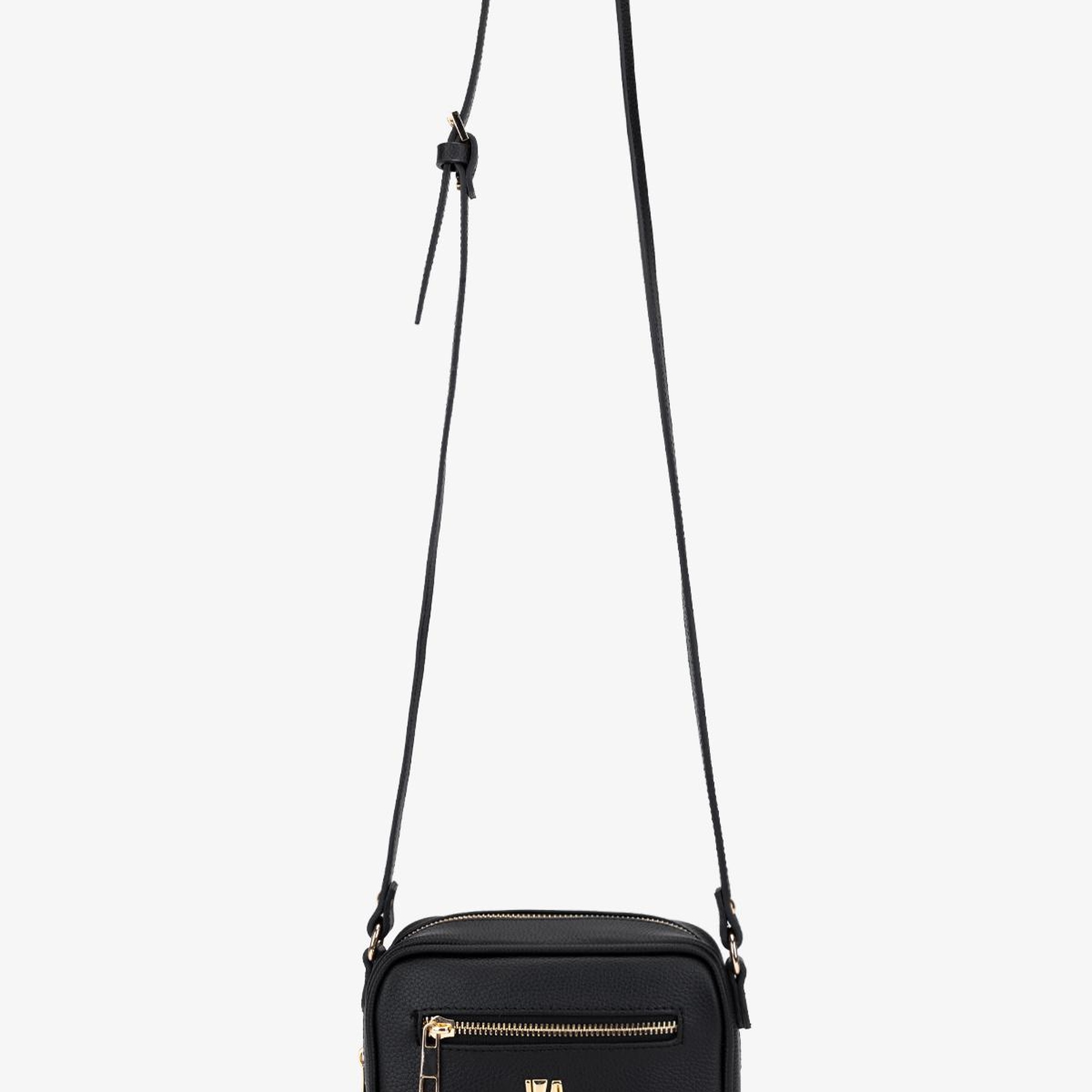 Valmenti Kadın Suni Deri Siyah Floter Postacı Çanta