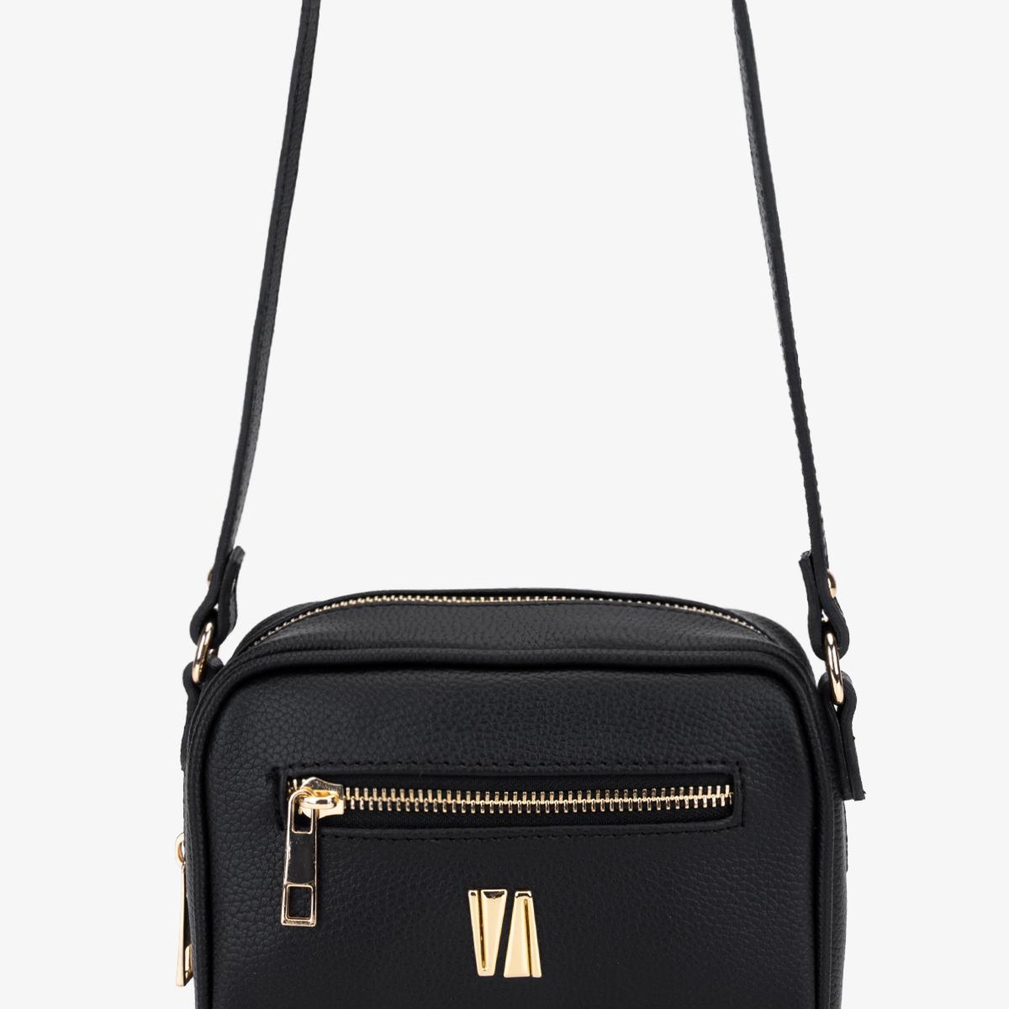 Valmenti Kadın Suni Deri Siyah Floter Postacı Çanta