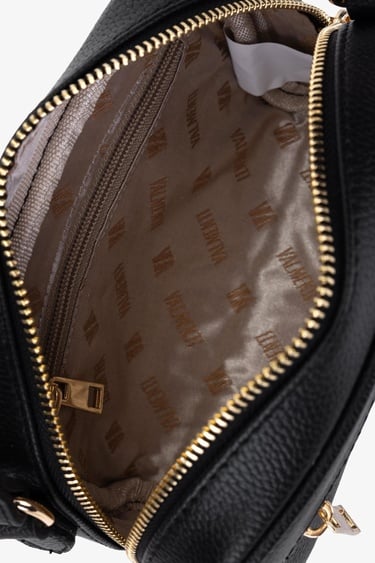  Valmenti Kadın Suni Deri Siyah Floter Postacı Çanta